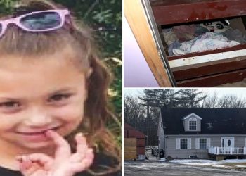 Menina desaparecida encontrada debaixo de escada nos eua