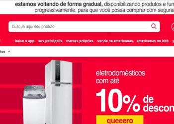 Site da Americanas volta a funcionar após quatro dias fora do ar