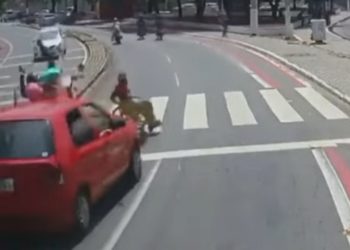 Cadeirante morre após ser atropelado na faixa de pedestre em Natal (Reprodução)