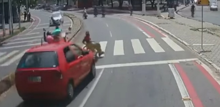 Cadeirante morre após ser atropelado na faixa de pedestre em Natal (Reprodução)