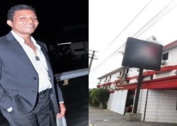 um homem de 47 anos foi encontrado morto em um motel na cidade de Santos, litoral de São Paulo. Ele estava acompanhado de uma idosa, de 71 anos.