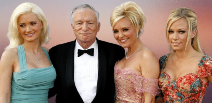 Ex namoradas celebram morte de Hugh Hefner