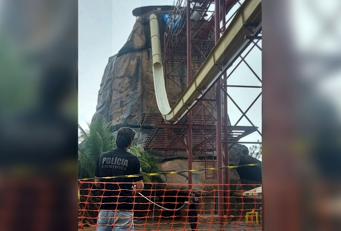 Criança morre após cair de toboágua em Caldas NOVAS GO