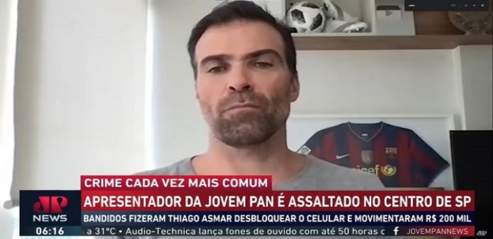 Apresentador é assaltado, perde R$ 200.000 e criptomoedas: “É uma quadrilha”