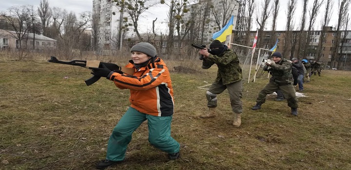 Ucrãnia peju ajuda e armas contra a Rússia