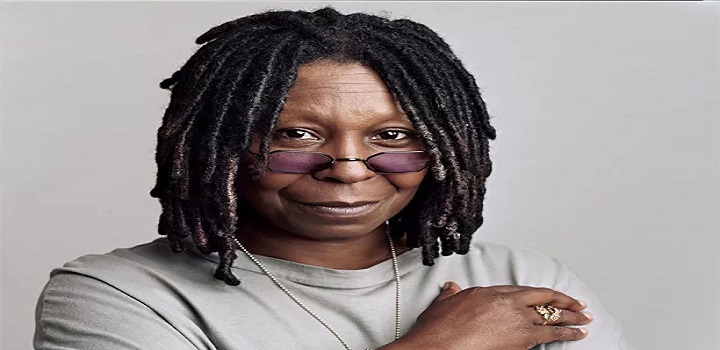 A atriz e apresentadora Whoopi Goldberg, de 66 anos de idade, foi suspensa por duas semanas do programa The View