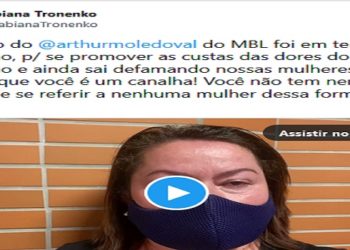 Ex embaixatriz pede cassação de artur do val