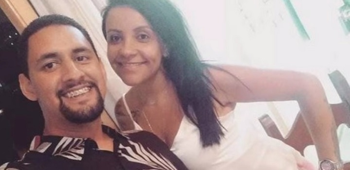 polícia prendeu, nesta quarta-feira (23), Michel de Souza, de 33 anos, acusado de assassinar a facadas a noiva, a gerente de recursos humanos Rafaela Bachmeyer Patricio