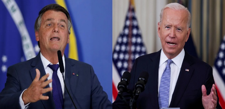 sALÁRIOS DOS PRESIDENTES JAIR BOLSONARO E JOE BIDEN