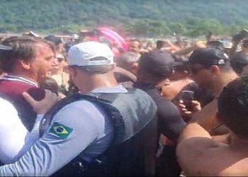presidente Jair Bolsonaro (PL) encarou na passagem de cinco dias pelo Forte dos Andradas, em Guarujá (SP), durante o feriado de Carnaval,