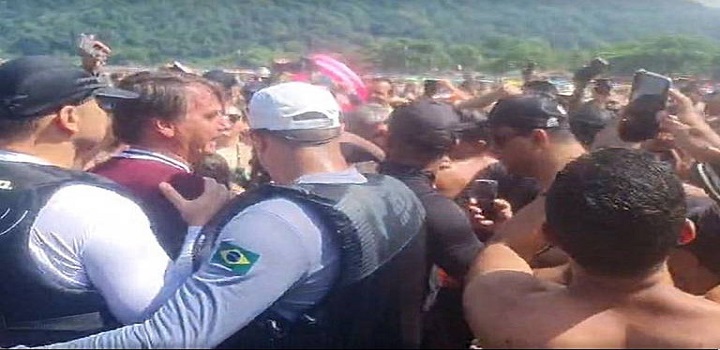 presidente Jair Bolsonaro (PL) encarou na passagem de cinco dias pelo Forte dos Andradas, em Guarujá (SP), durante o feriado de Carnaval,