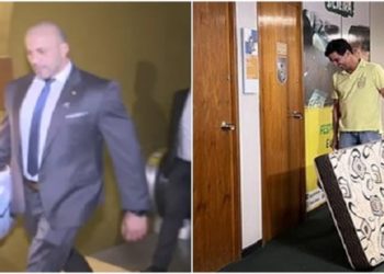 Daniel Silveira dorme em gabinete para fugir da tornozeleira eletrÔNICA