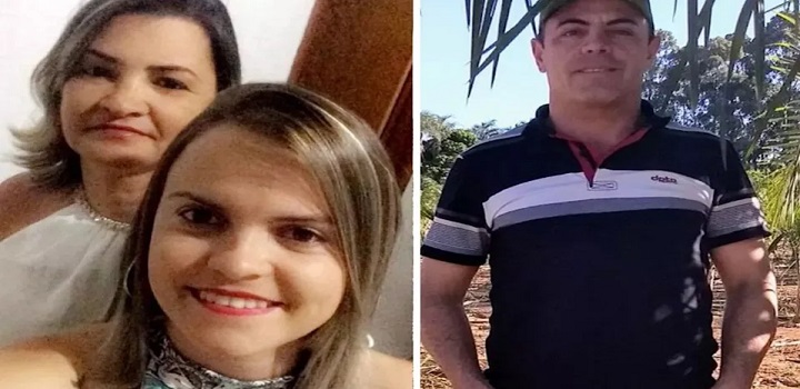 Casal mata caseiro e família em Goiás