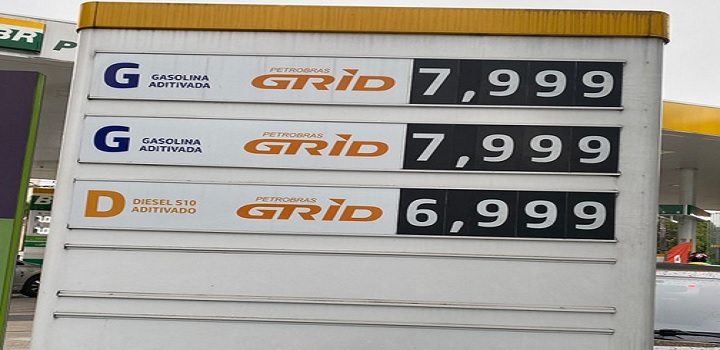 Novos preços da gasolina e do diesel