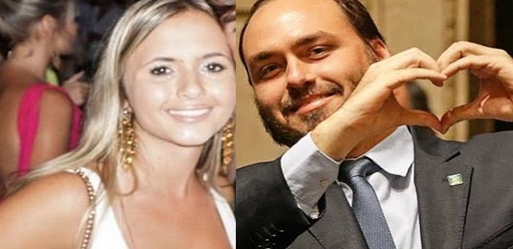 Estudante de 26 anos desfaz noivado com Carlos Bolsonaro a dois dias do casamento. Cerimônia já estava toda organizada e ocorreria neste sábado. A jovem é de uma tradicional família de políticos do extremo sul brasileiro