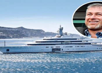o iate do magnata russo Roman Abramovich