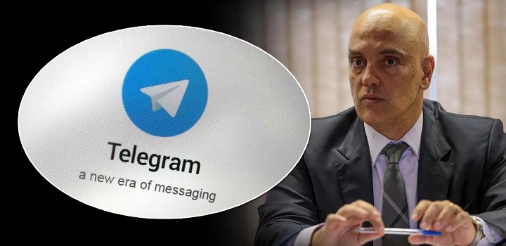 Alexandre de Moraes manda bloquear Telegram no Brasil