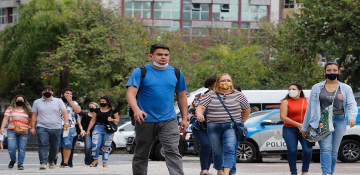 Liberação do uso de máscaras no RJ
