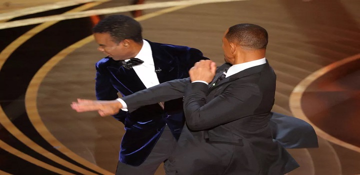 tapa de will smith em chris rock; will smith proibido de ir ao oscar por 10 anos