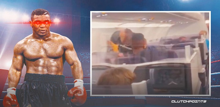 Mike Tyson agride passageiro em avião