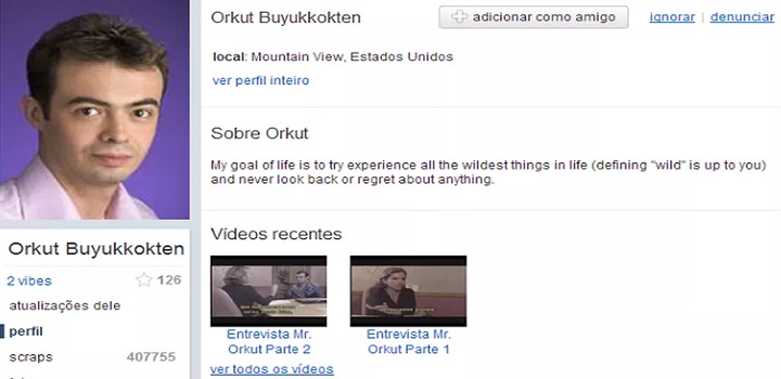 O fundador do Orkut reativou, na quarta-feira (27), o site que direciona à antiga rede social, encerrada em 2014