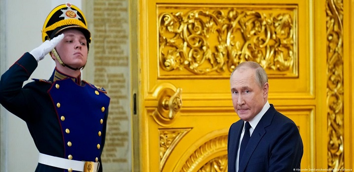 Vladimir Putin, advertiu que a interferência de outros países no que Moscou chama de "operação militar especial", na Ucrânia, será respondida pela Rússia