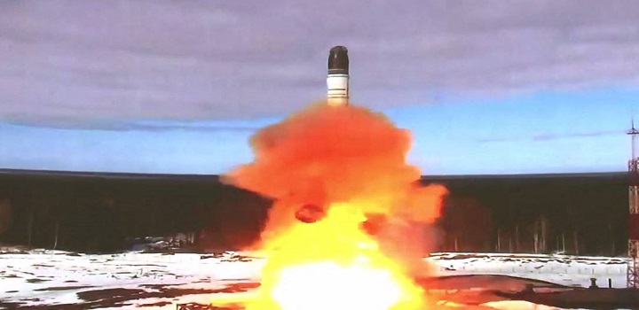 O governo russo disse nesta quarta-feira que testou o lançamento de seu novo míssil com capacidade nuclear,