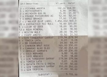 cliente dá calote em bar de goiânia e é preso