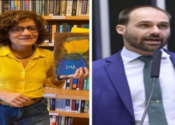 Eduardo Bolsonaro debocha de tortura sofrida pela jornalista Miriam Leitão