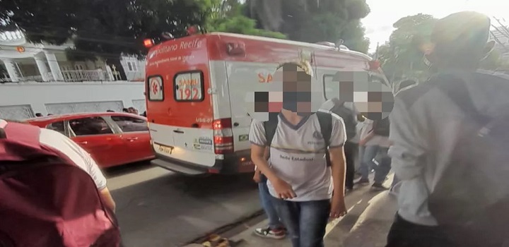 'Cenário era de filme de terror', diz pai de aluna de escola estadual no Recife onde 26 estudantes tiveram crise de ansiedade