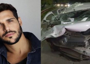 Ex BBB Rodrigo Mussi sofre acidente de transito