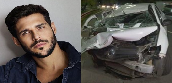 Ex BBB Rodrigo Mussi sofre acidente de transito