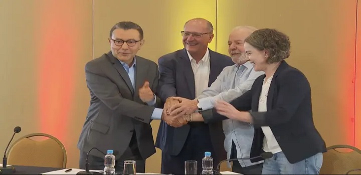 Geraldo Alckmin, ex-governador de São Paulo, foi indicado oficialmente pelo PSB como pré-candidato à vice-presidência da República na chapa com o ex-presidente Lula (PT).