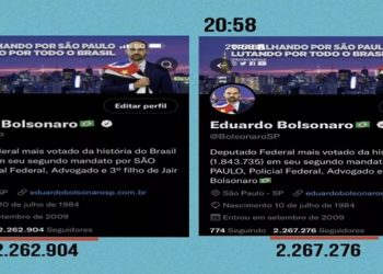 BotSentinel, do Twitter, encontra 38 mil perfis-robôs bolsonaristas criados em 48h