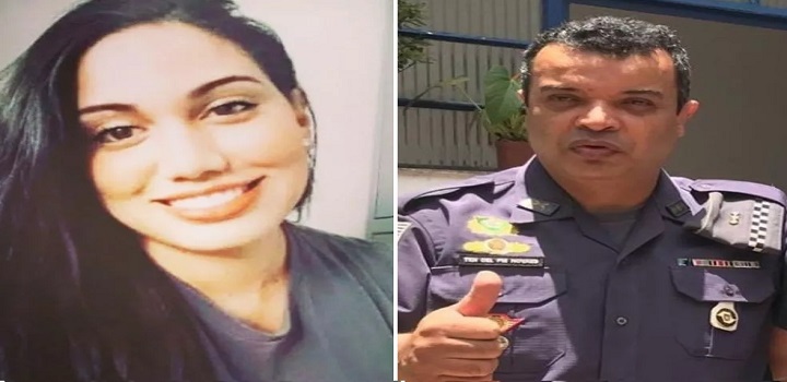O tenente-coronel Cássio Novaes, acusado de assédio sexual e ameaças de morte contra a ex-soldado Jéssica Paulo do Nascimento,