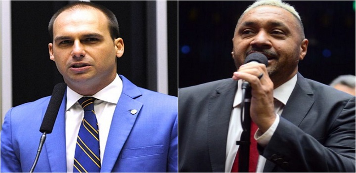 Tiririca pode perder número de partido para Eduardo Bolsonaro