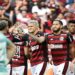 Pedro comemora o gol do Flamengo contra o Goiás (Foto: André Durão)