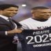 O PSG anunciou oficialmente neste sábado a renovação do contrato do atacante Mbappé.