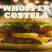Burger King informa que Whopper Costela não tem costela, mas aroma de costelinha