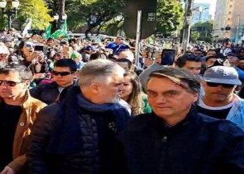 Bolsonaro em marcha para Jesus