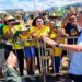 O presidente Jair Bolsonaro acenou para apoiadores durante manifestação pró-governo em Brasília — Foto: Reprodução/Facebook