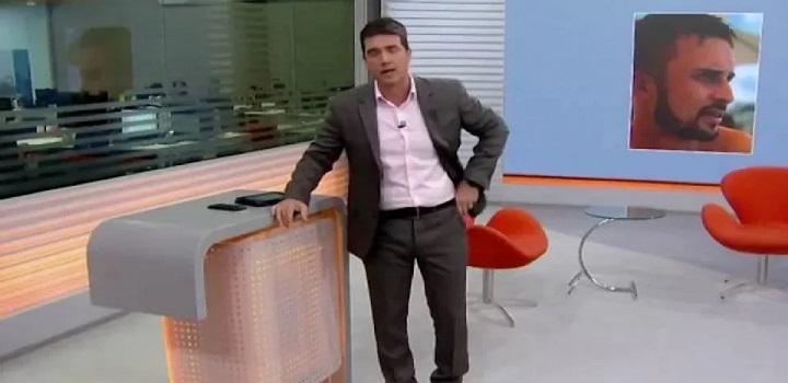 Apresentador da Globo, bRUNO FONTES PASSA MAL AO VIVO