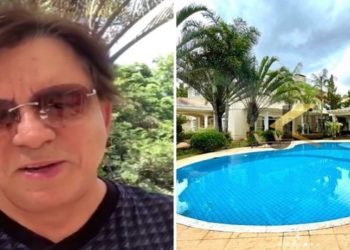 Chitãozinho coloca mansão à venda; ele mora na casa ao lado da esposa e do filho,