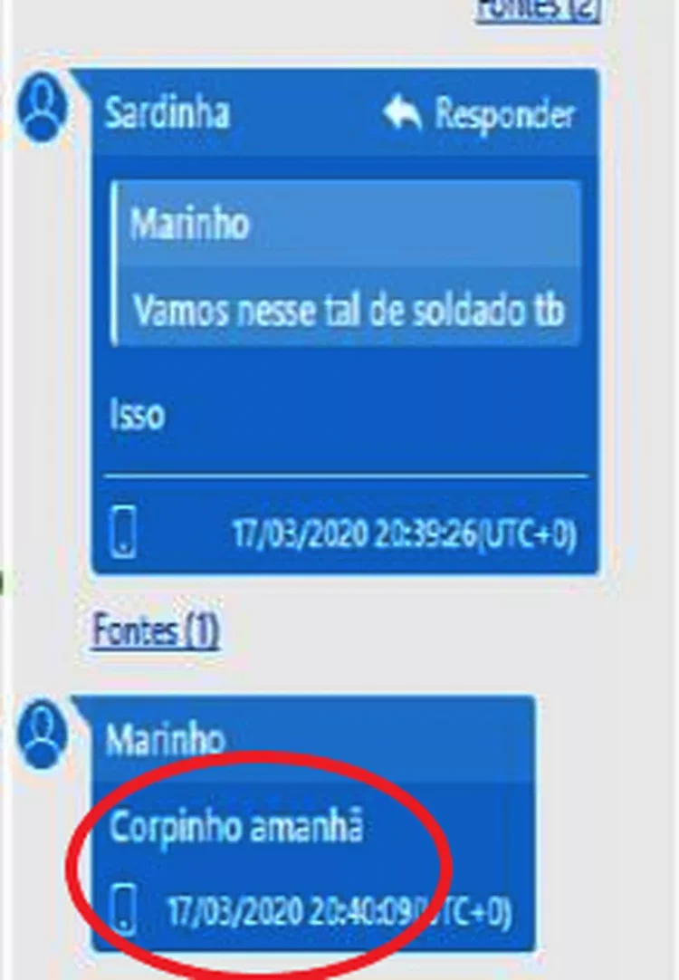 Convers dos Mercenários sobre matar um traficante de nome Soldado — Foto: Reprodução