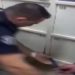 Criança presa em guarda-volumes de agência bancária