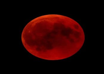 Melhor horário para ver lua de sangue, eclipse da lua
