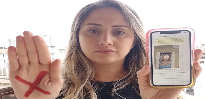 Vereadora recebeu vídeo de homem ejaculando em uma foto dela Luirce Paz registrou um boletim de ocorrência na Polícia Civil