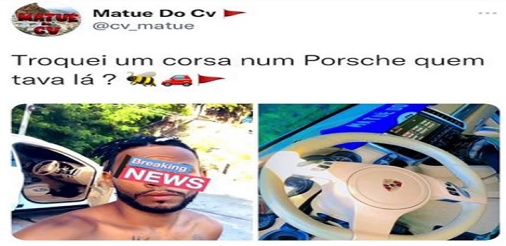 porsche apreendido na Vila Cruzeiro