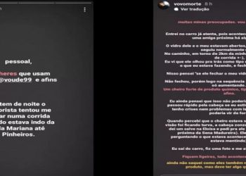 Mulheres dopadas por motoristas de app