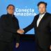 Musk e Bolsonaro se reunem para tratar de satelites na Amazonia